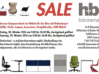 Grosser Rampenverkauf von Möbeln für das Büro und Wohnzimmer! 